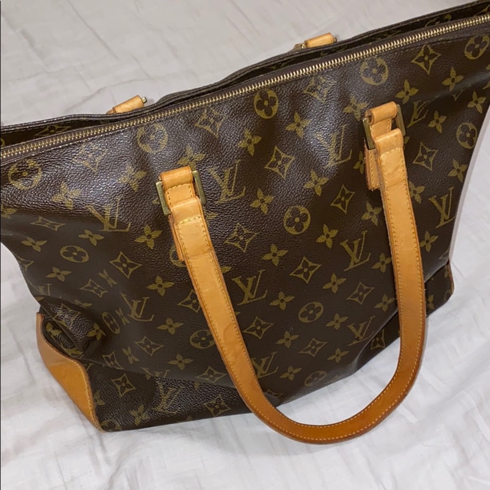 LOUIS VUITTON authentic large tote bag.